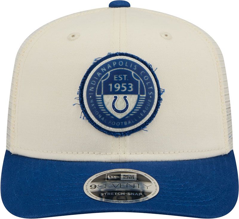 New Era Adult Indianapolis Colts Navy Circle Patch 9Seventy Adjustable Hat product image