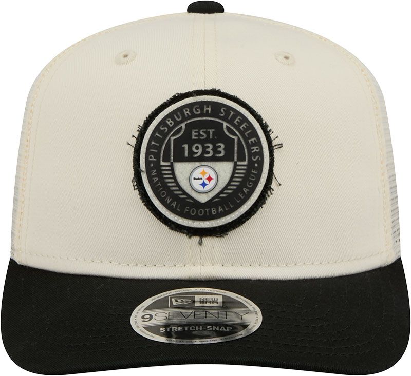 New Era Adult Pittsburgh Steelers Black Circle Patch 9Seventy Adjustable Hat product image