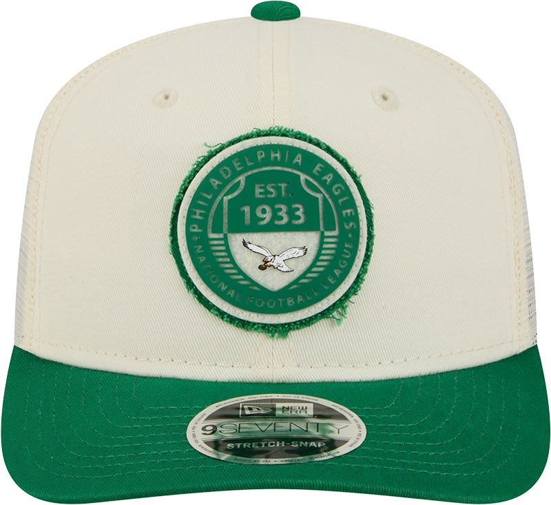New Era Adult Philadelphia Eagles Green Circle Patch Throwback 9Seventy Adjustable Hat product image