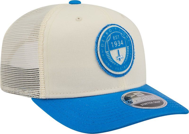 New Era Adult Detroit Lions Blue Circle Patch Throwback 9Seventy Adjustable Hat product image