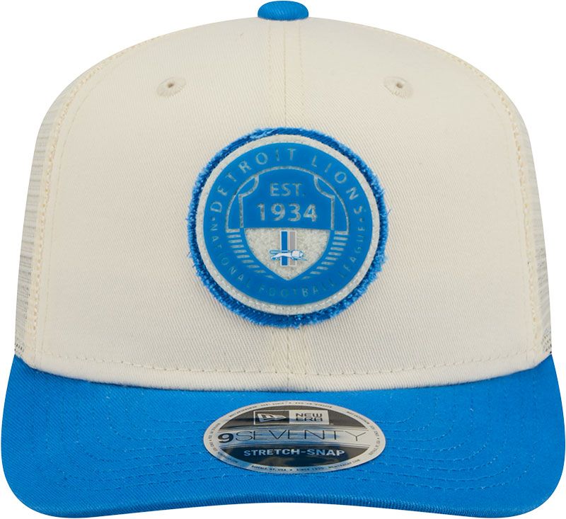 New Era Adult Detroit Lions Blue Circle Patch Throwback 9Seventy Adjustable Hat product image