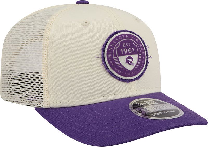 New Era Adult Minnesota Vikings Purple Circle Patch Throwback 9Seventy Adjustable Hat product image