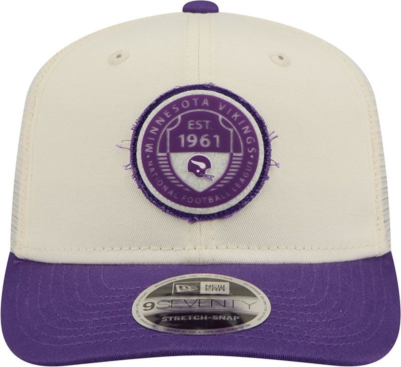 New Era Adult Minnesota Vikings Purple Circle Patch Throwback 9Seventy Adjustable Hat product image