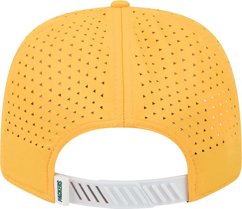 New Era Adult Green Bay Packers Established Patch Yellow 9seventy Adjustable Hat product image