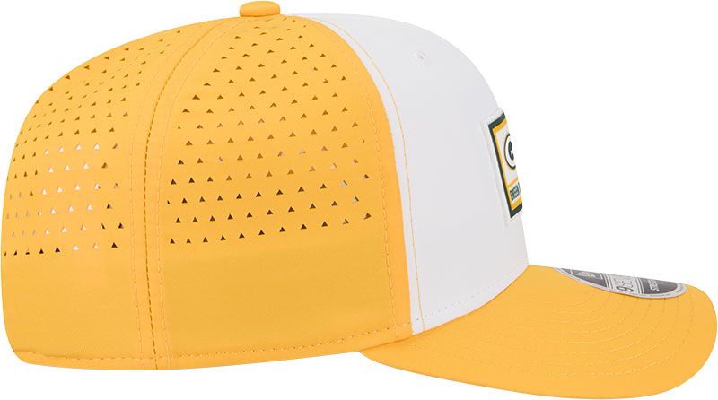 New Era Adult Green Bay Packers Established Patch Yellow 9seventy Adjustable Hat product image