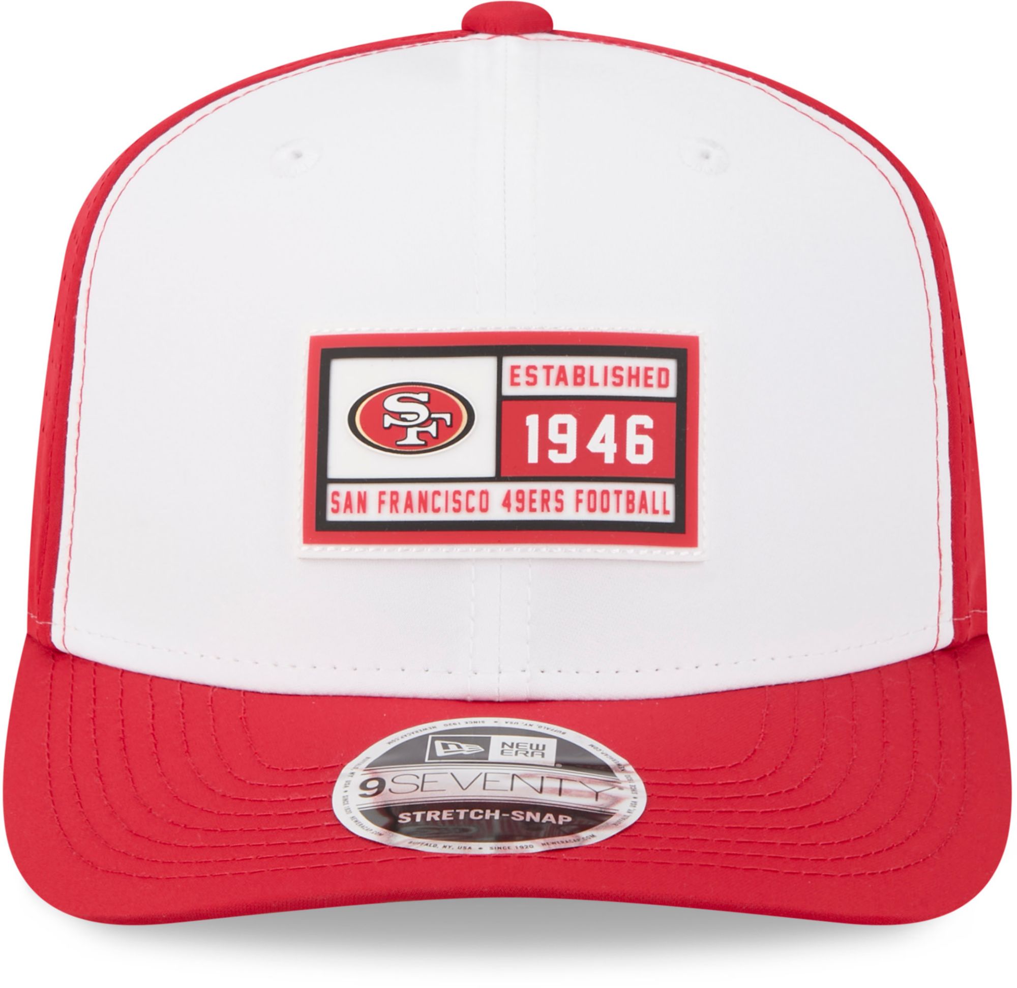 New Era Adult San Francisco 49ers Established Patch Red 9seventy Adjustable Hat product image