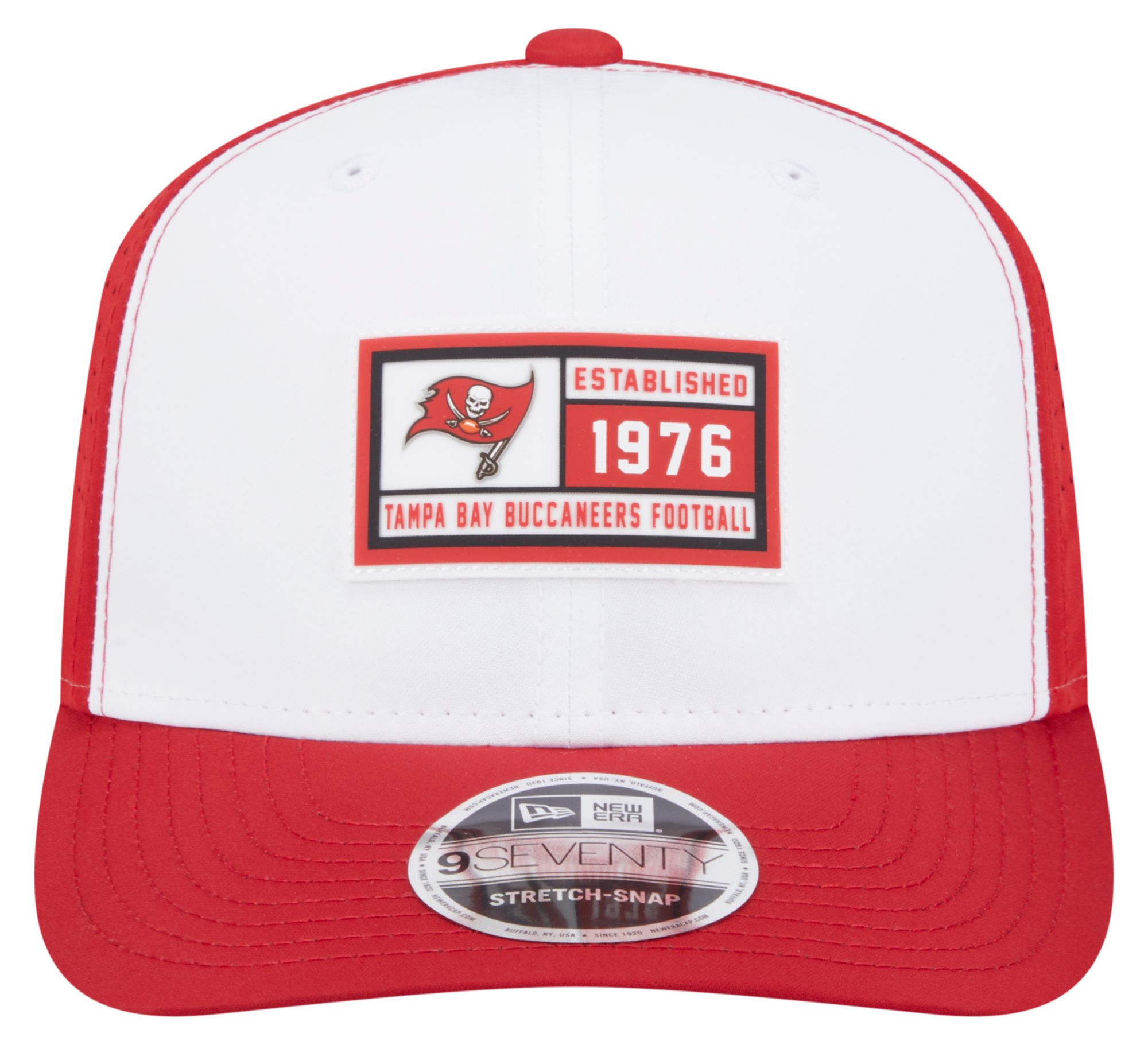 New Era Adult Tampa Bay Buccaneers Established Patch Red 9seventy Adjustable Hat product image