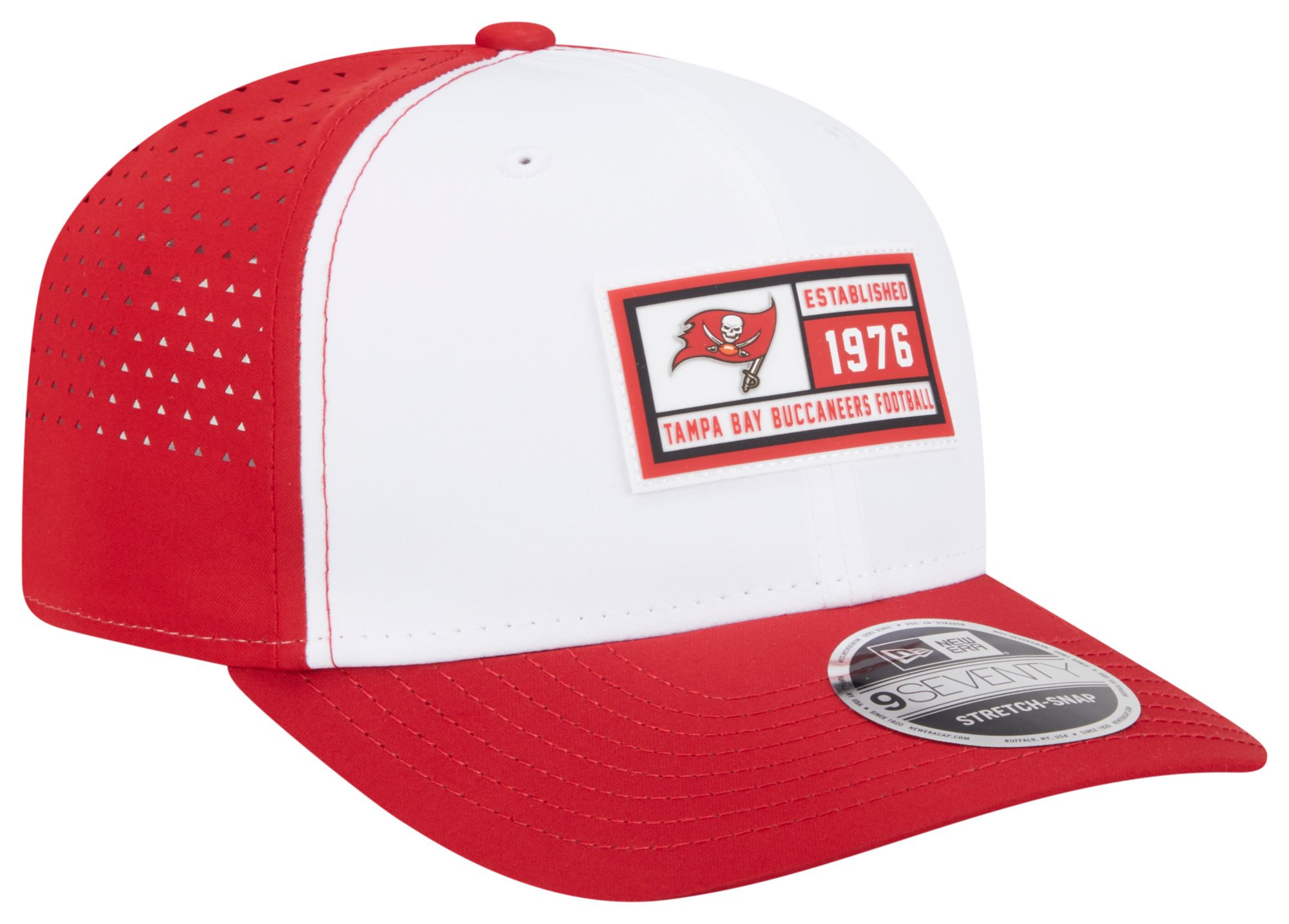 New Era Adult Tampa Bay Buccaneers Established Patch Red 9seventy Adjustable Hat product image