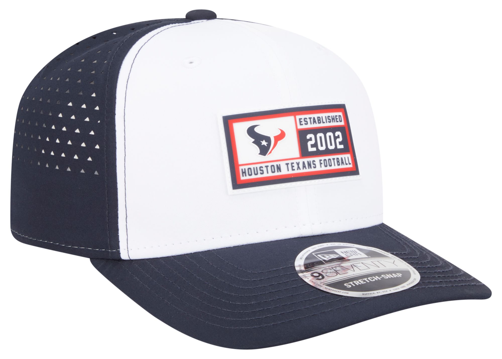 New Era Adult Houston Texans Established Patch Navy 9seventy Adjustable Hat product image