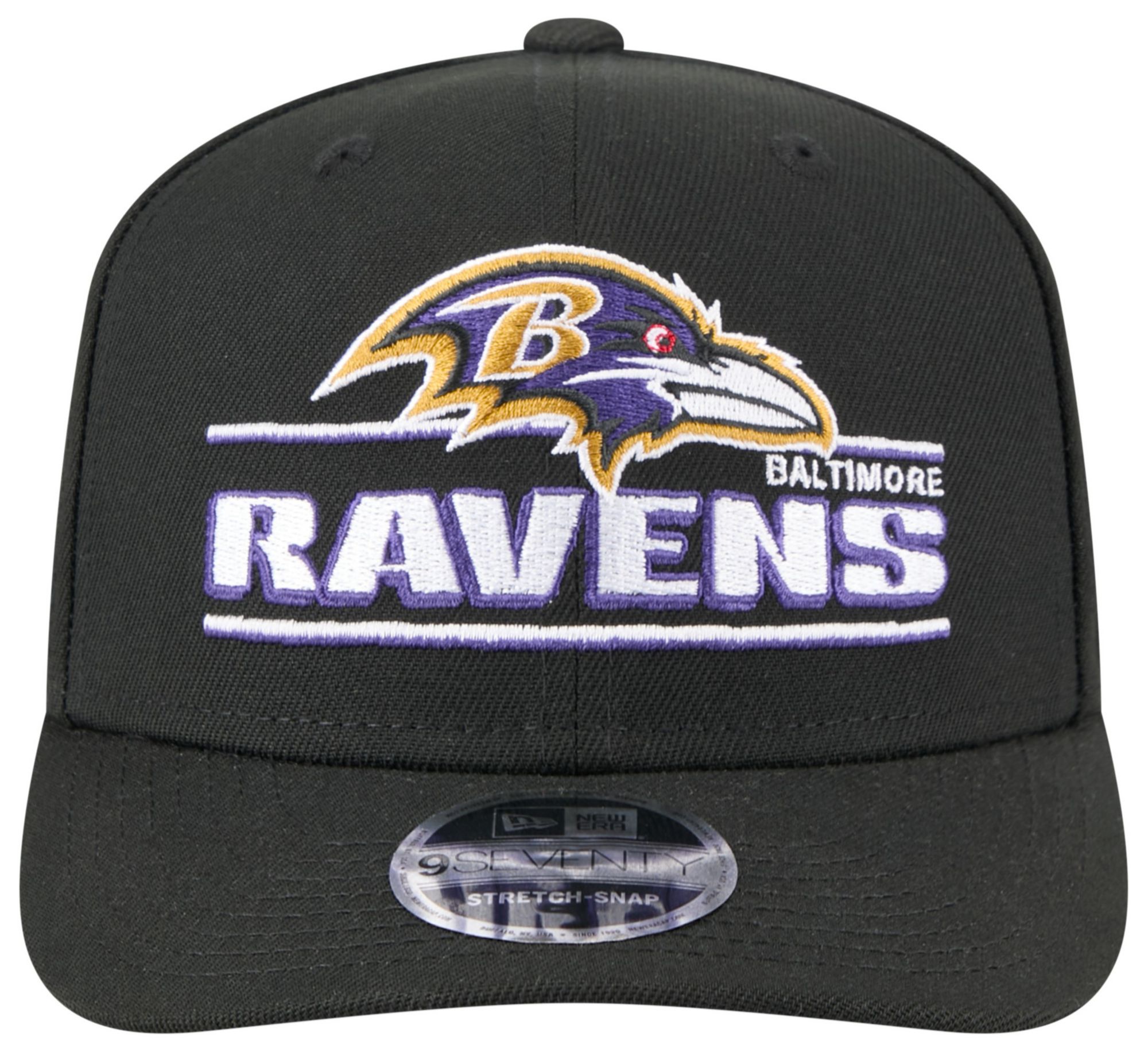 New Era Adult Baltimore Ravens Stated Black 9seventy Adjustable Hat product image
