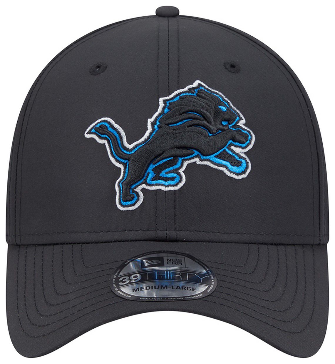 New Era Adult Detroit Lions Black Night 39Thirty Stretch Fit Hat product image