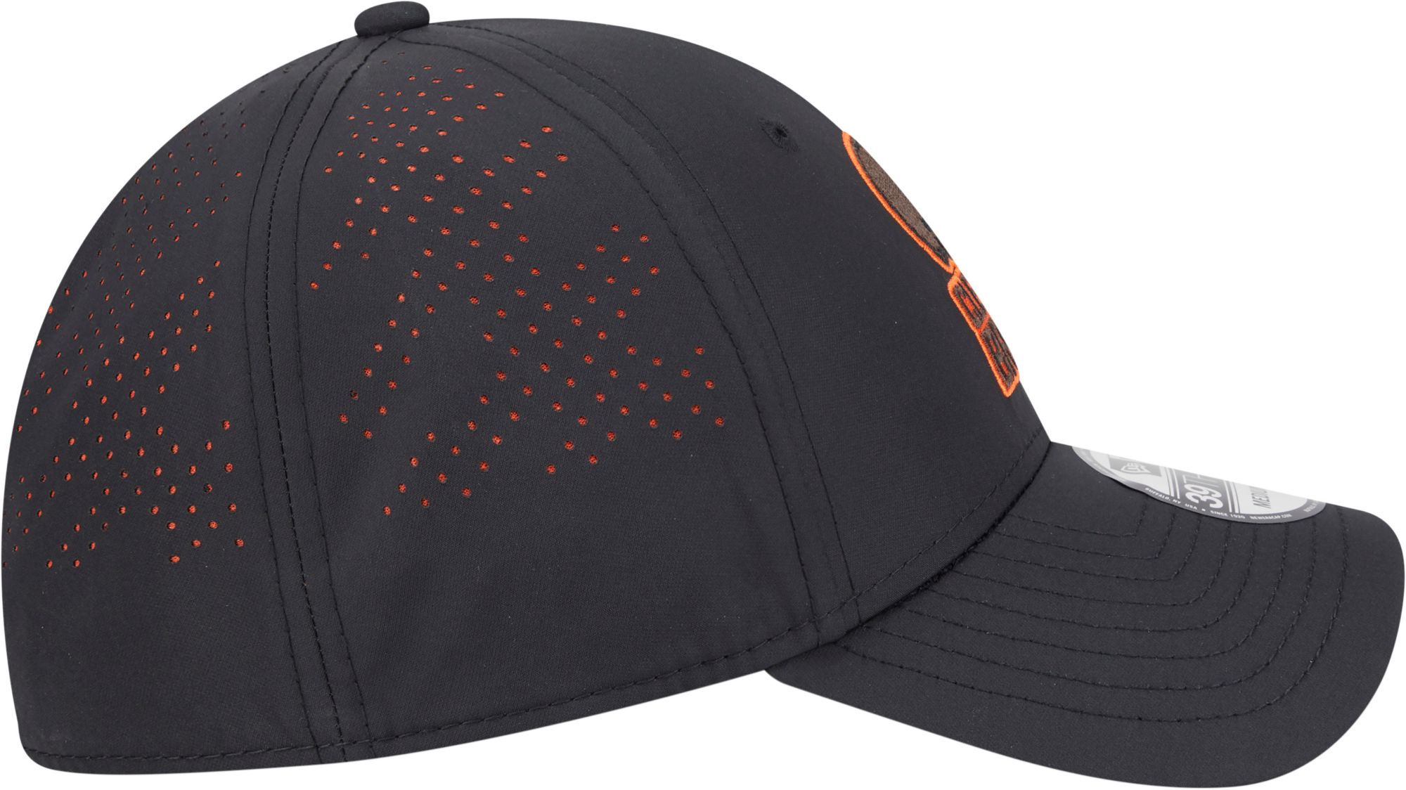 New Era Adult Cleveland Browns Black Night 39Thirty Stretch Fit Hat product image