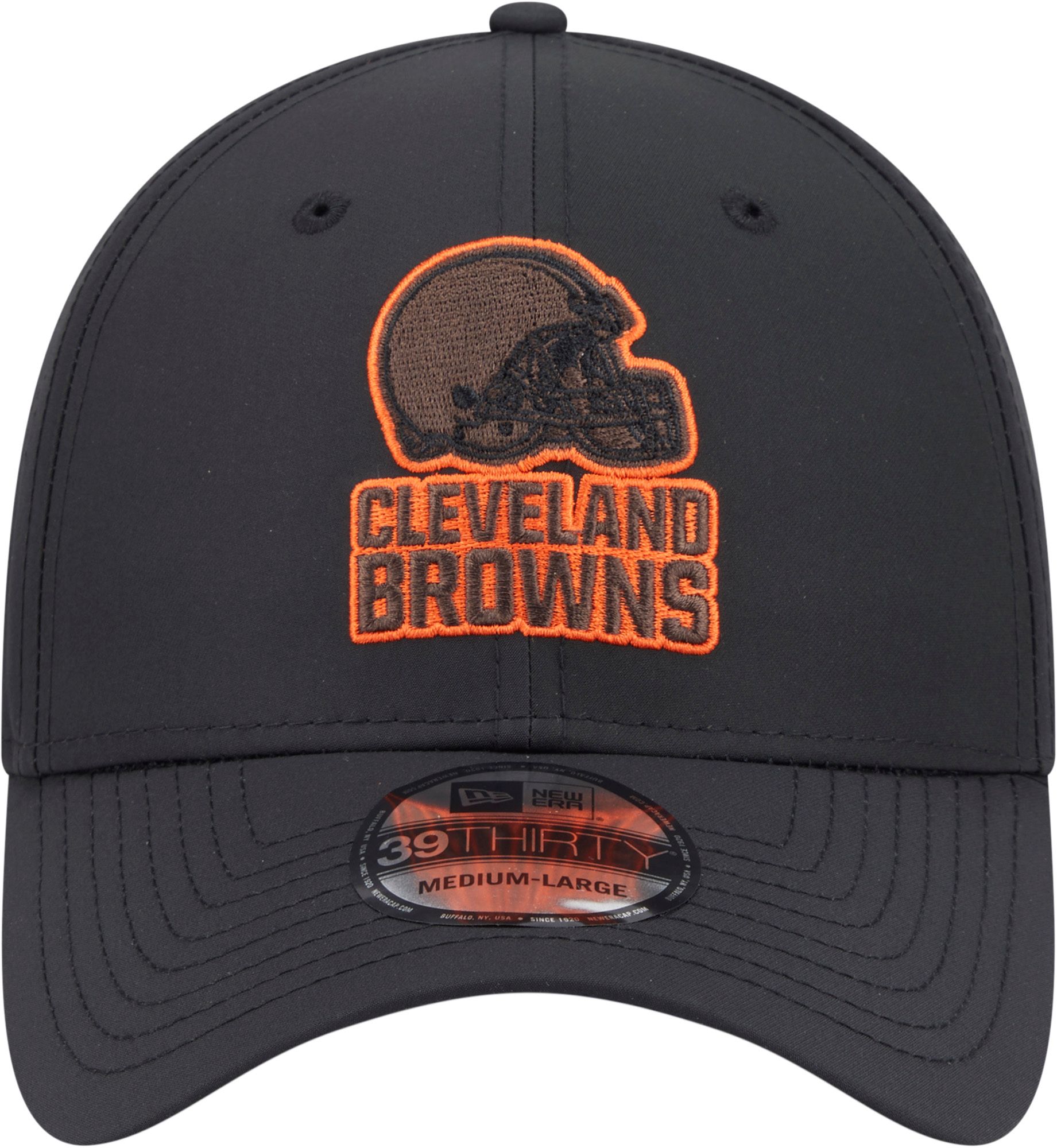 New Era Adult Cleveland Browns Black Night 39Thirty Stretch Fit Hat product image