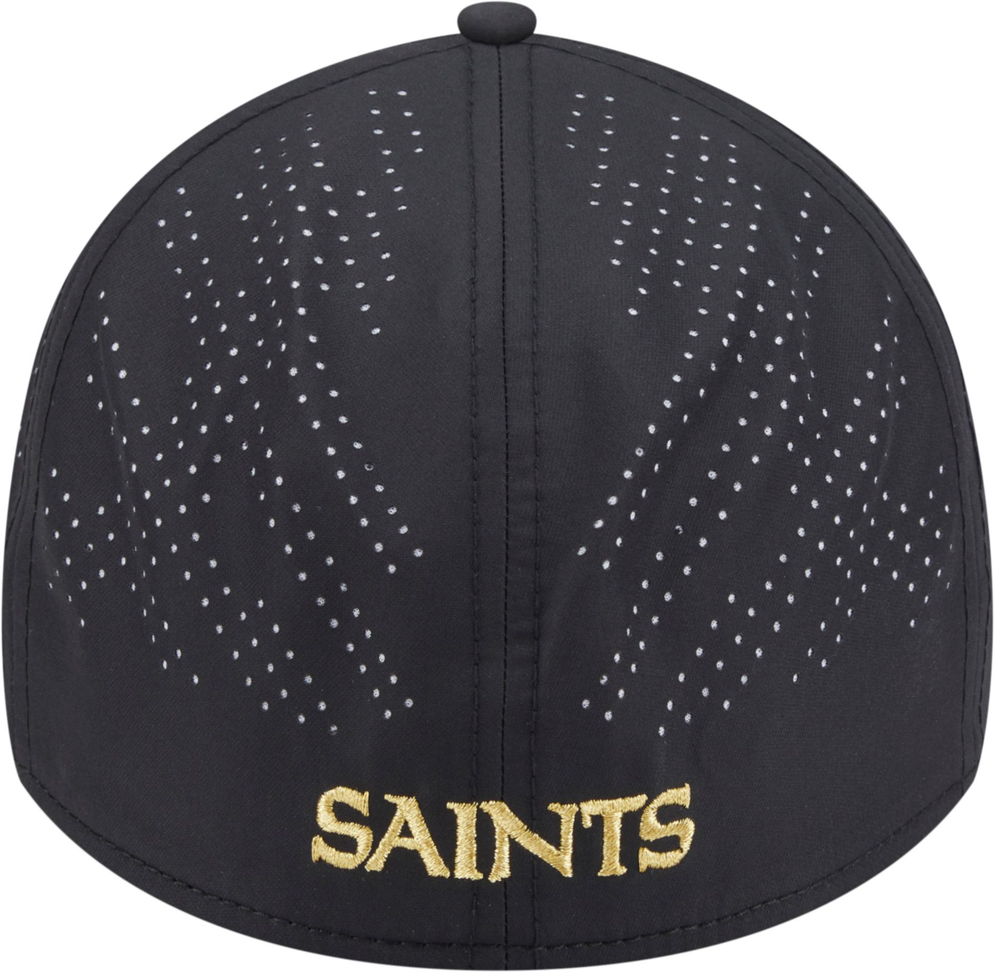 New Era Adult New Orleans Saints Black Night 39Thirty Stretch Fit Hat product image