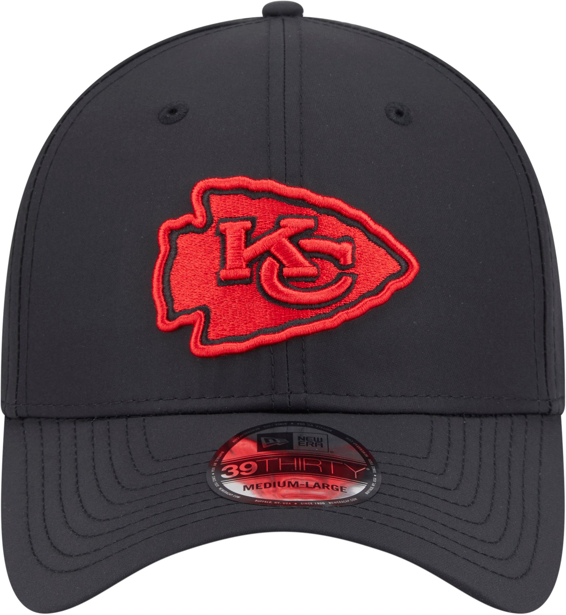 New Era Adult Kansas City Chiefs Black Night 39Thirty Stretch Fit Hat product image