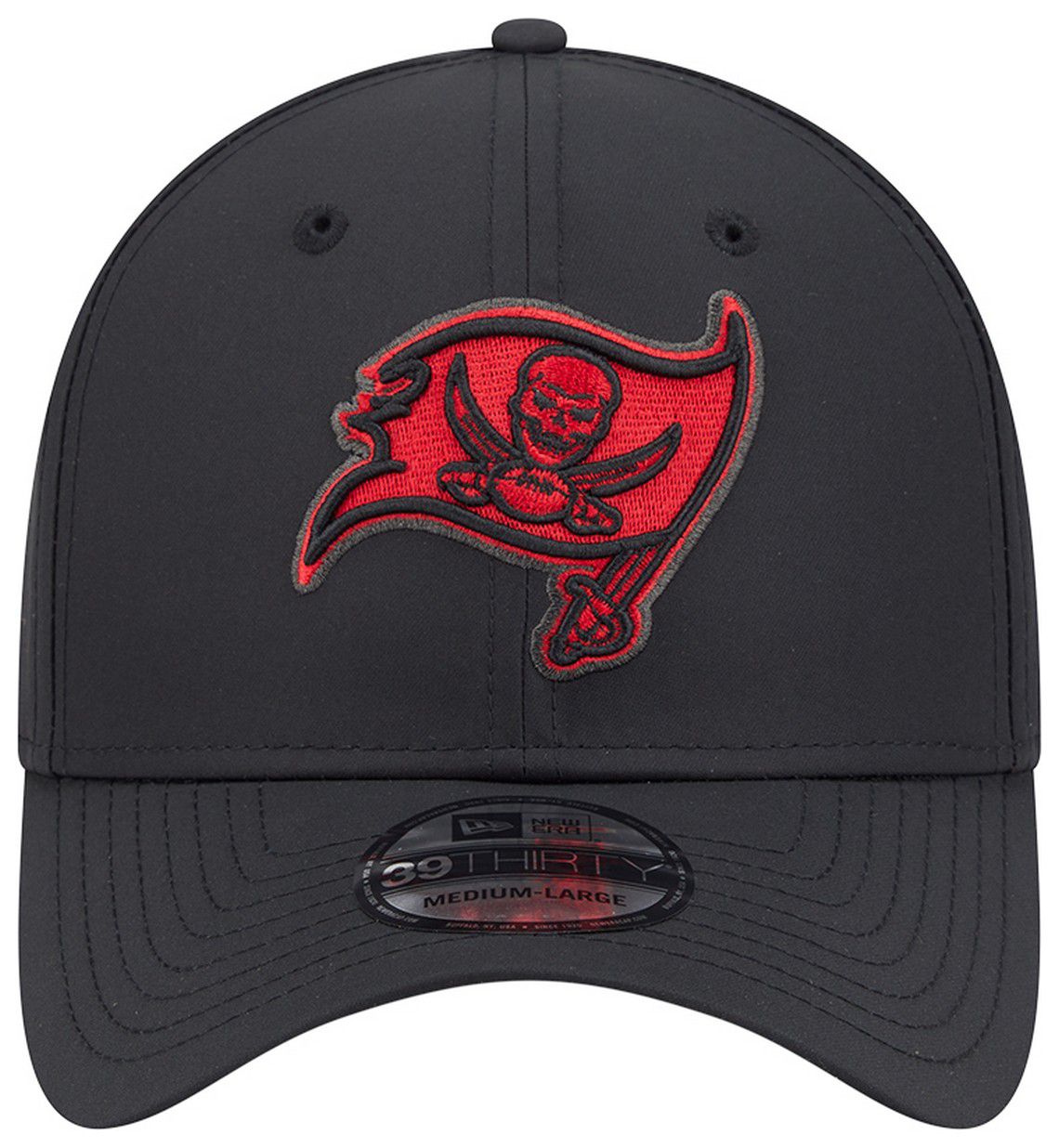 New Era Adult Tampa Bay Buccaneers Black Night 39Thirty Stretch Fit Hat product image