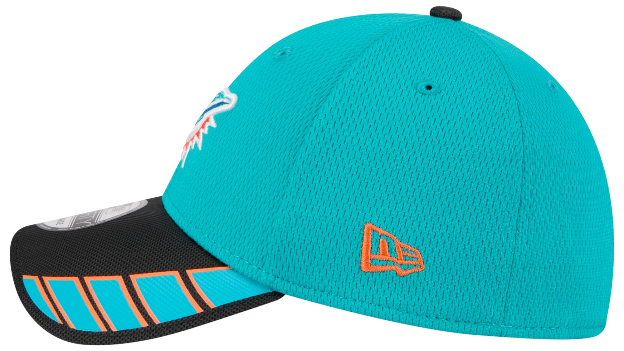 New Era Adult Miami Dolphins Aqua Night 39Thirty Stretch Fit Hat product image
