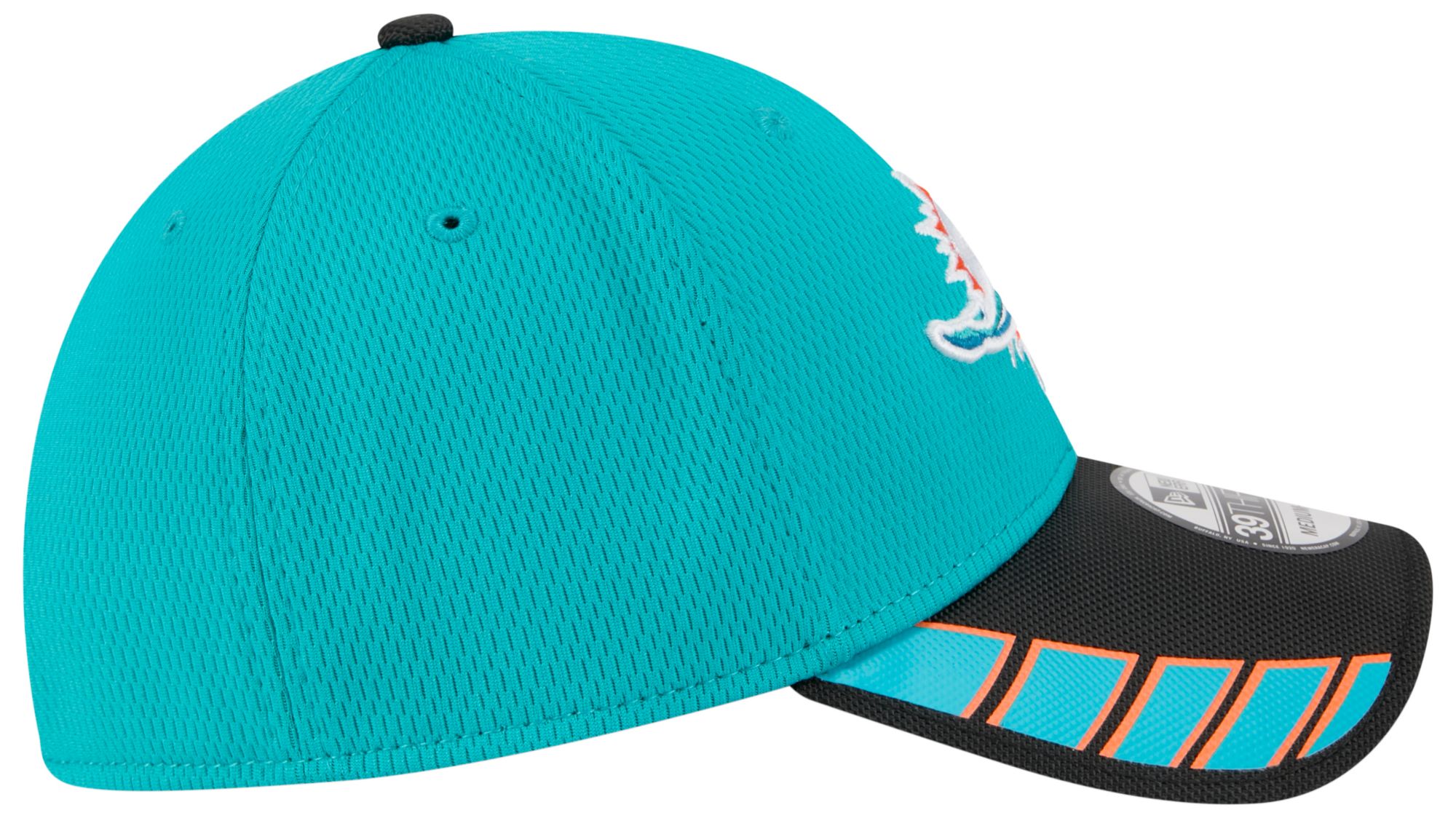 New Era Adult Miami Dolphins Aqua Night 39Thirty Stretch Fit Hat product image