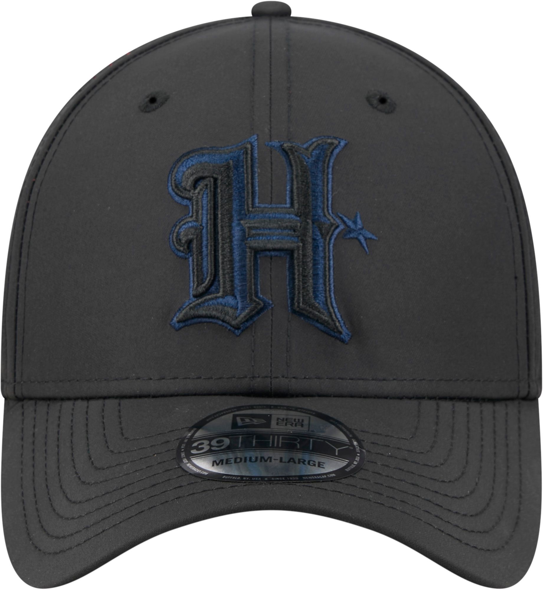 New Era Adult Houston Texans Black Night 39Thirty Stretch Fit Hat product image