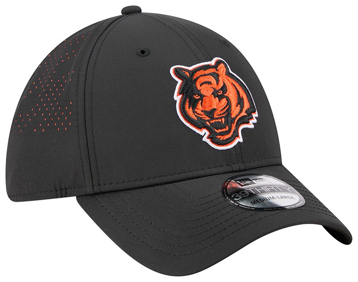 New Era Adult Cincinnati Bengals Black Night 39Thirty Stretch Fit Hat product image
