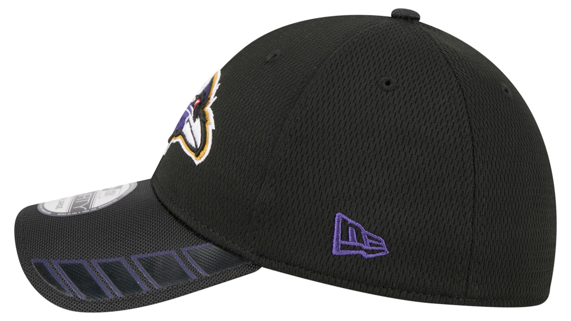 New Era Adult Baltimore Ravens Black Visor Hit 39Thirty Stretch Fit Hat product image