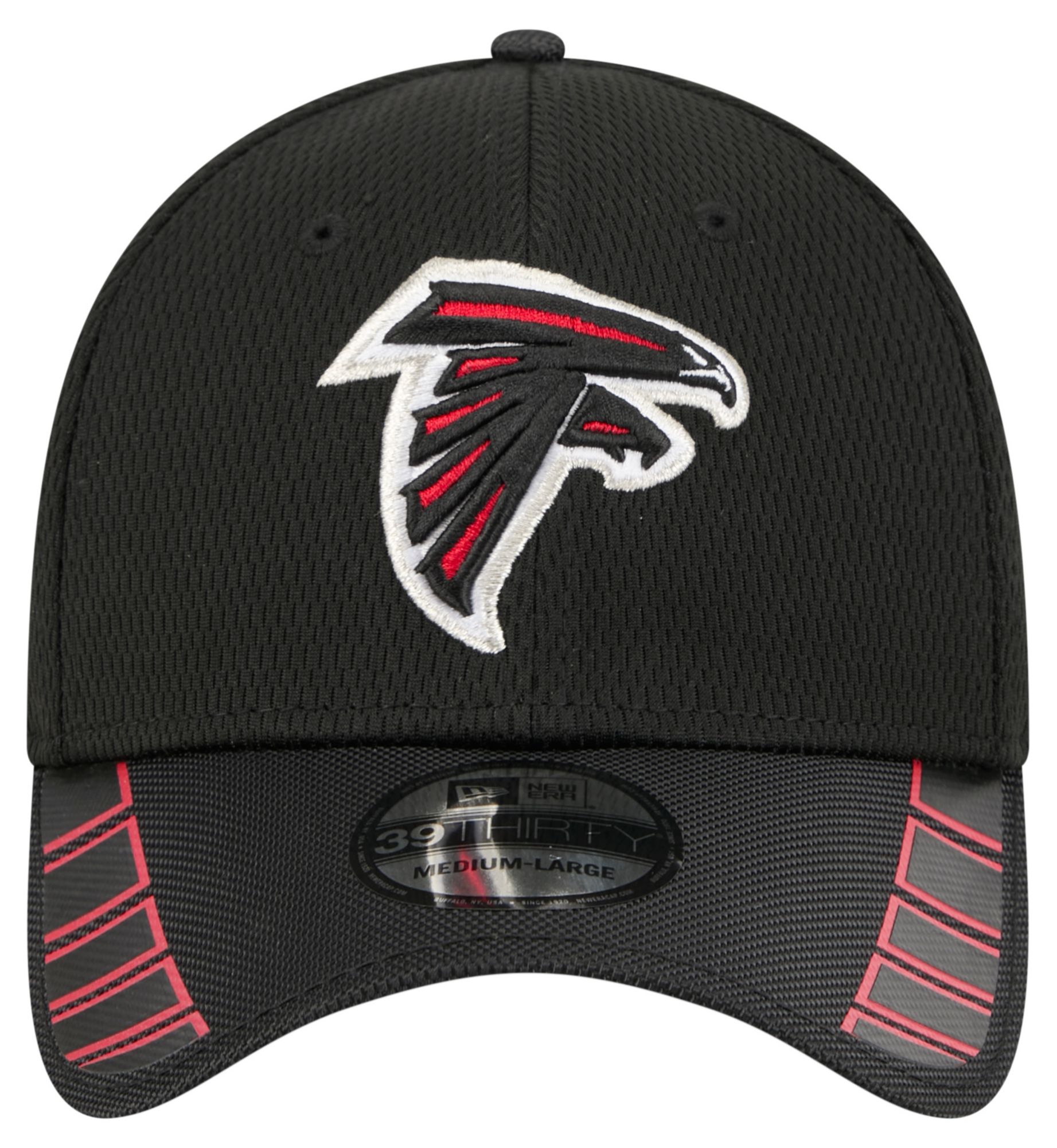 New Era Adult Atlanta Falcons Black Visor Hit 39Thirty Stretch Fit Hat product image