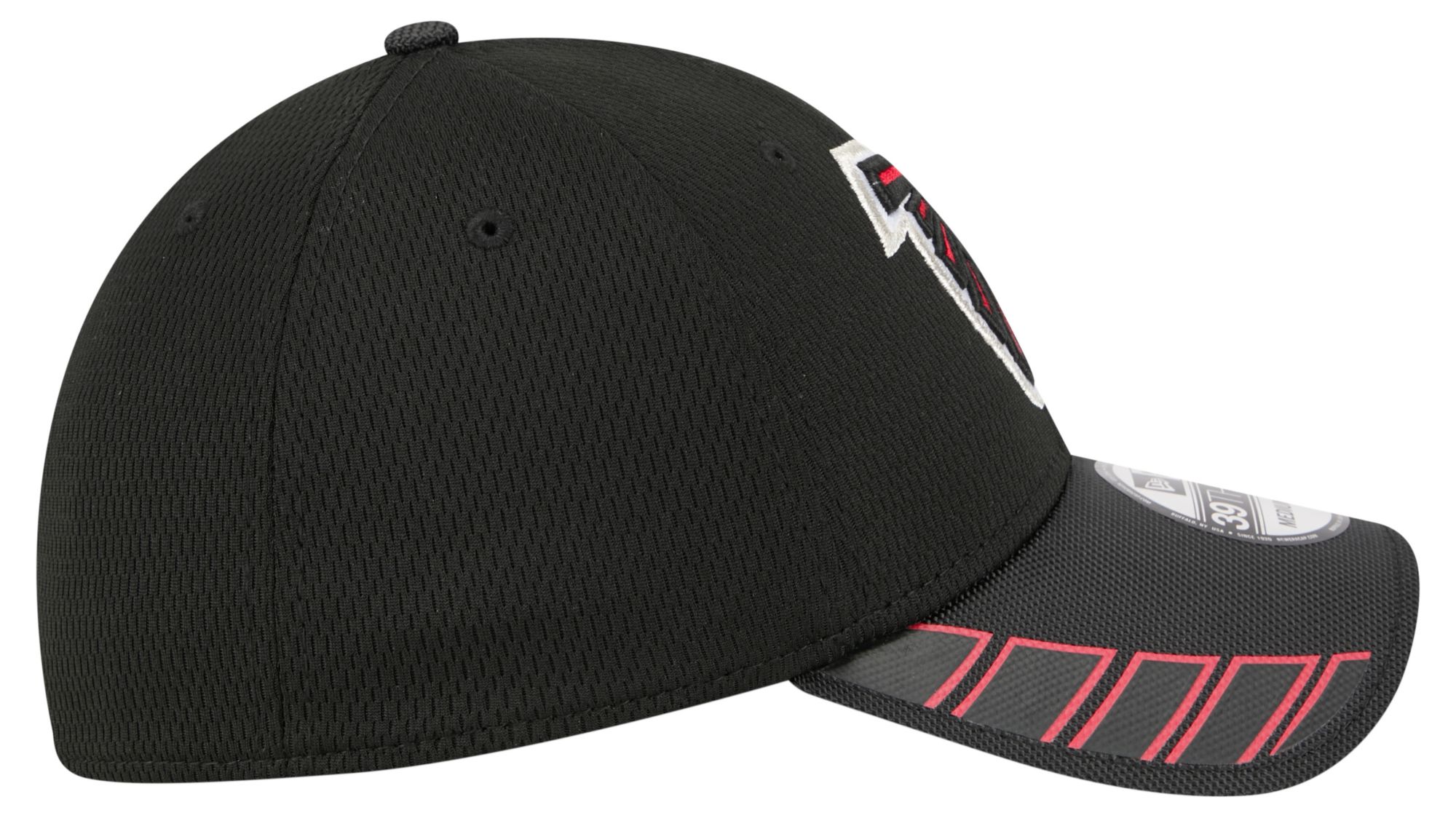 New Era Adult Atlanta Falcons Black Visor Hit 39Thirty Stretch Fit Hat product image