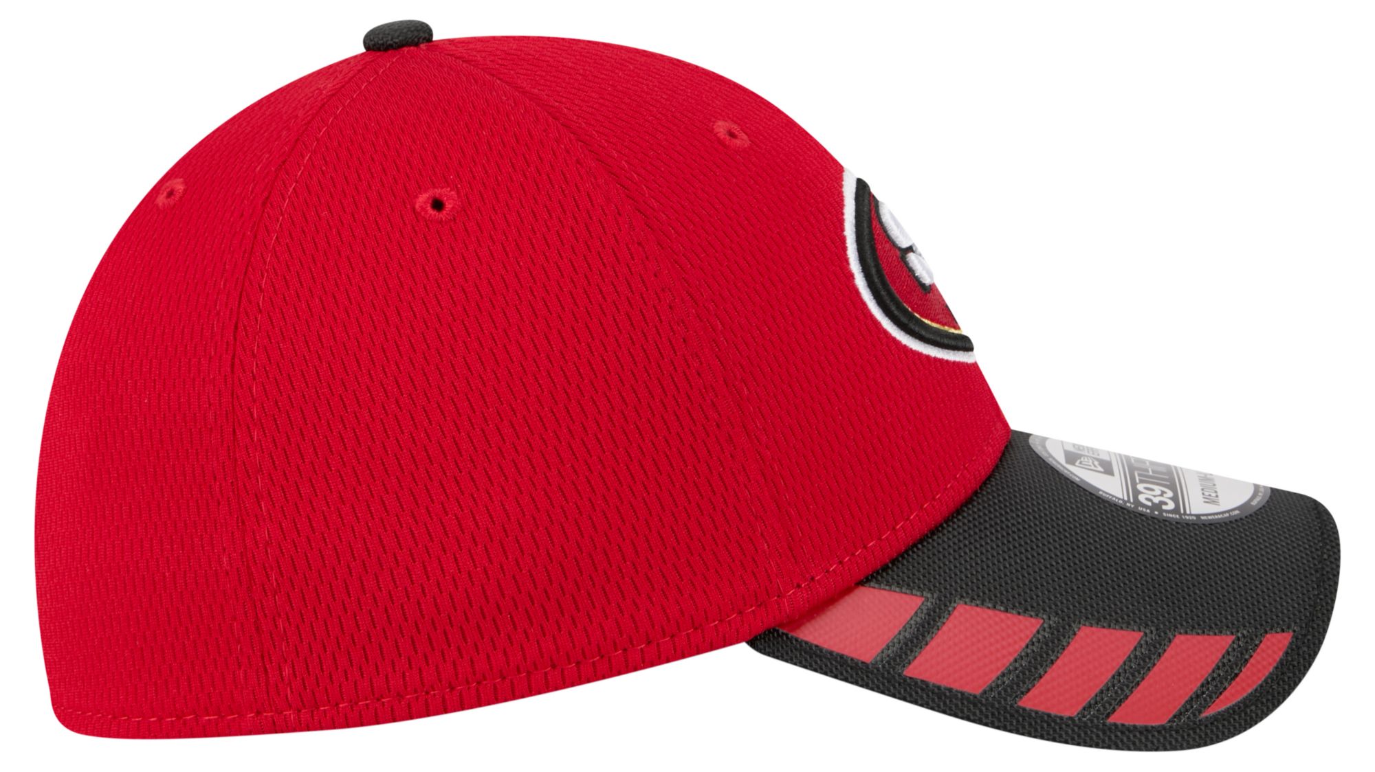 New Era Adult San Francisco 49ers Red Visor Hit 39Thirty Stretch Fit Hat product image