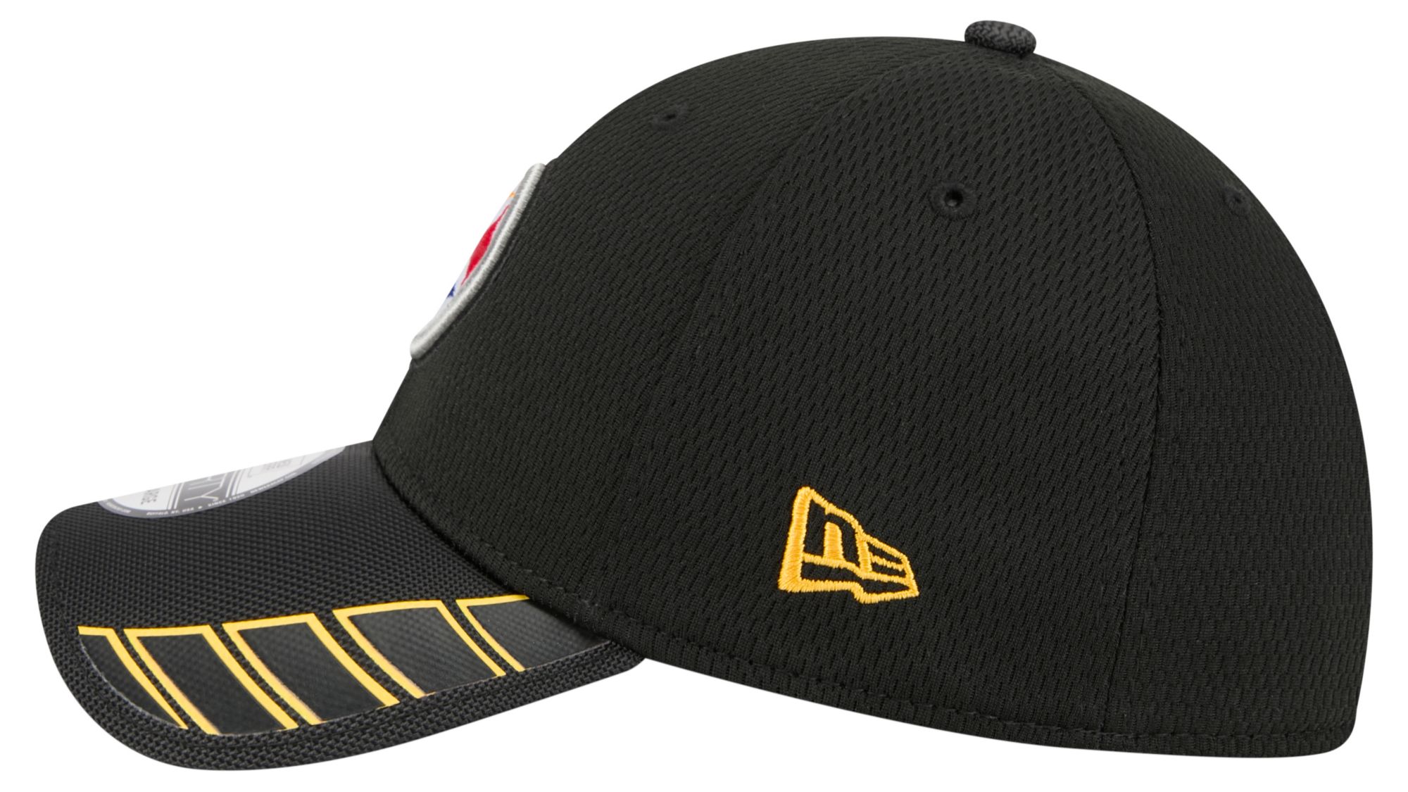 New Era Adult Pittsburgh Steelers Black Visor Hit 39Thirty Stretch Fit Hat product image