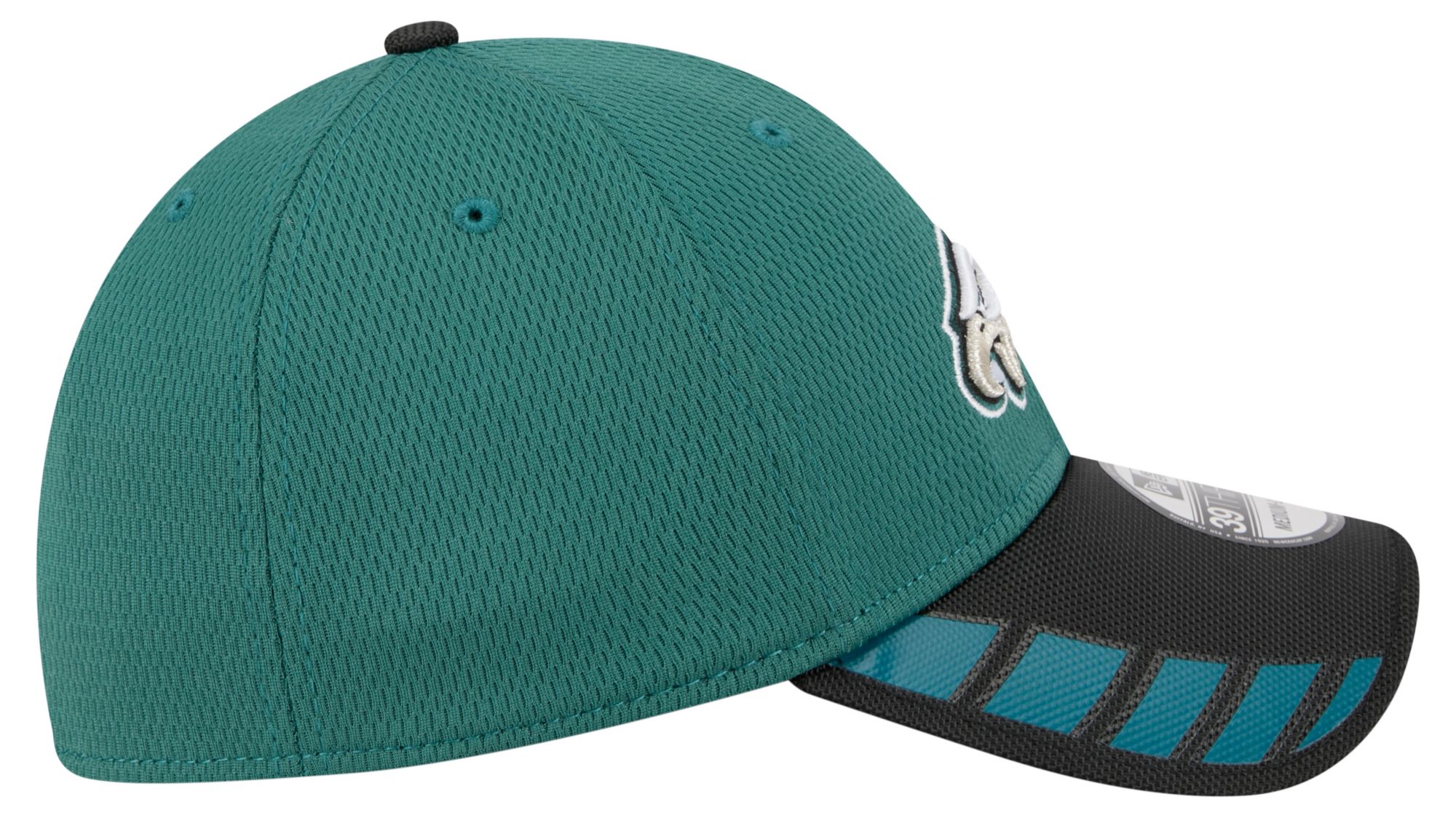 New Era Adult Philadelphia Eagles Green Visor Hit 39Thirty Stretch Fit Hat product image