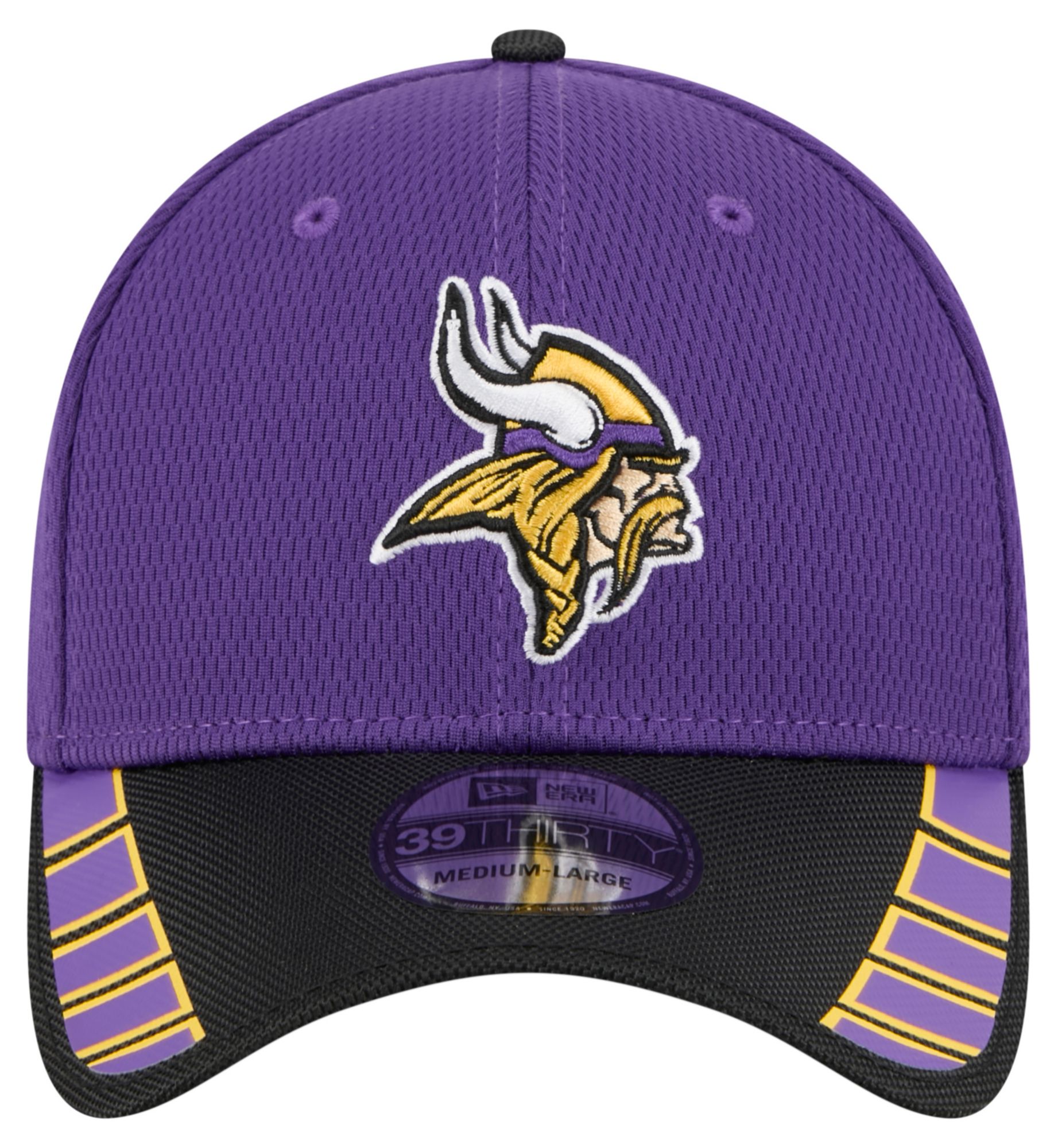New Era Adult Minnesota Vikings Purple Visor Hit 39Thirty Stretch Fit Hat product image