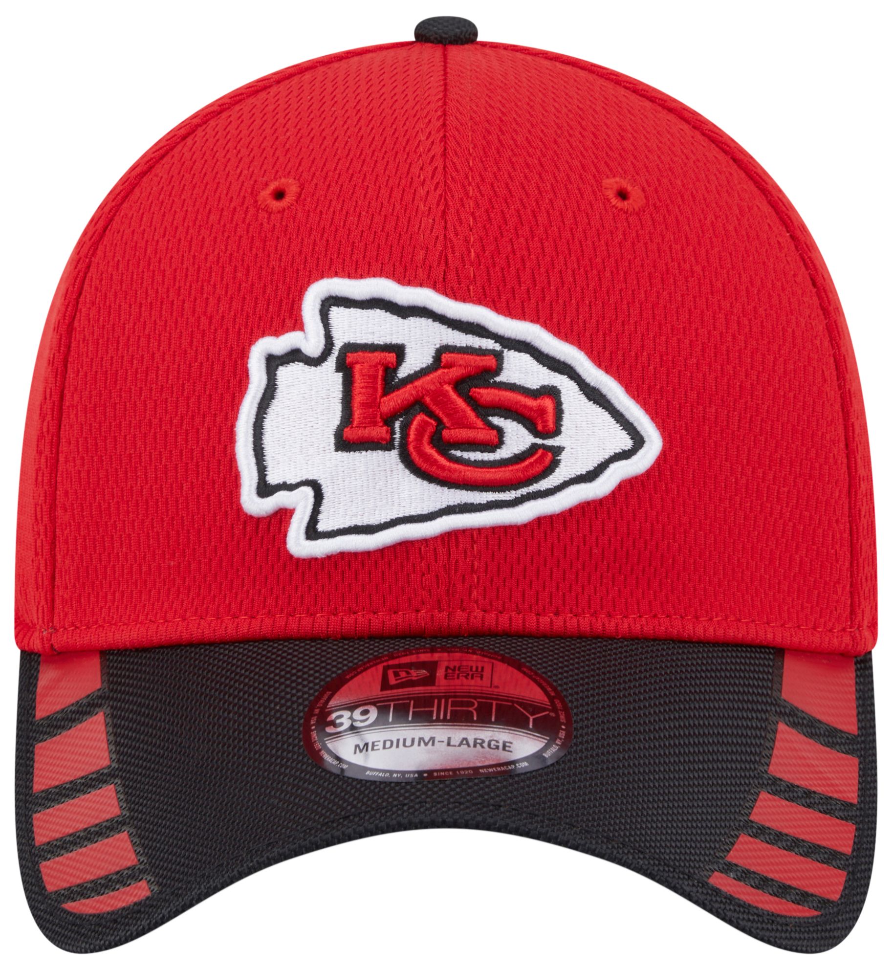 New Era Adult Kansas City Chiefs Red Visor Hit 39Thirty Stretch Fit Hat product image