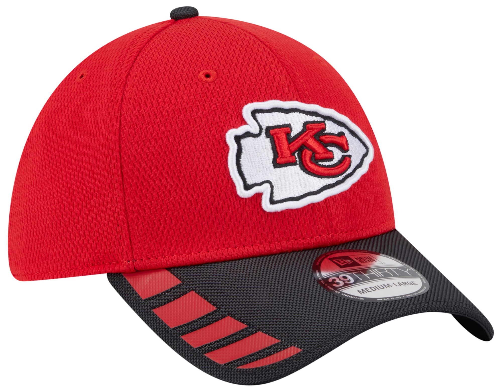 New Era Adult Kansas City Chiefs Red Visor Hit 39Thirty Stretch Fit Hat product image
