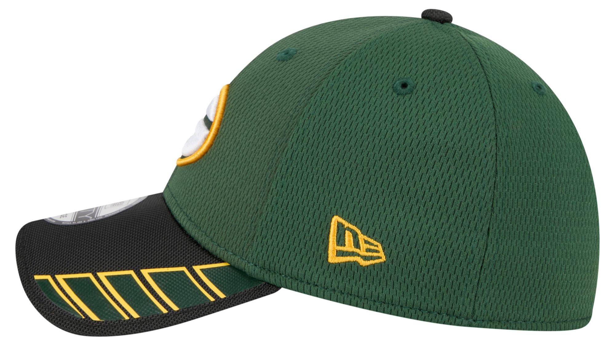 New Era Adult Green Bay Packers Green Visor Hit 39Thirty Stretch Fit Hat product image