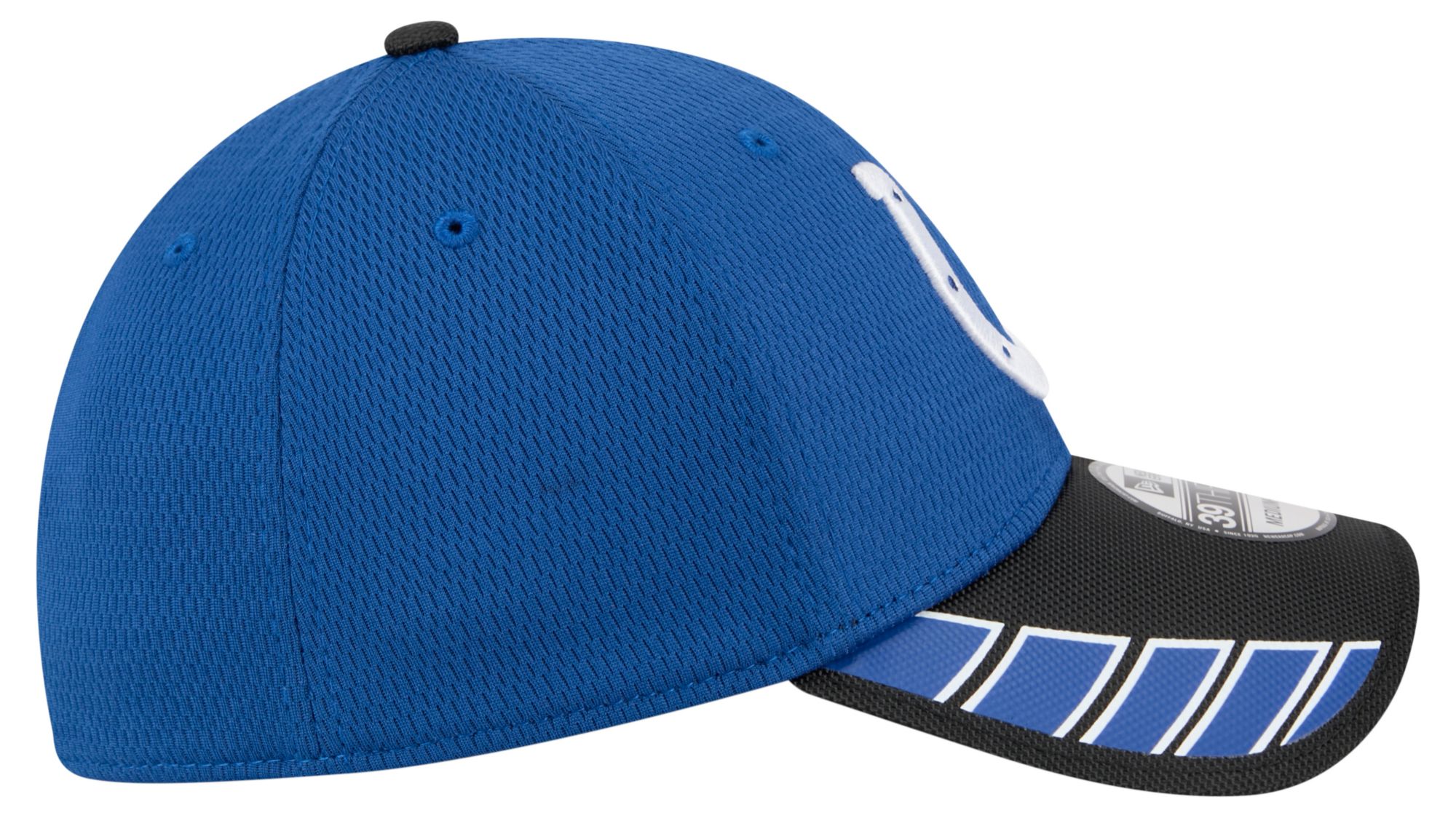 New Era Adult Indianapolis Colts Blue Visor Hit 39Thirty Stretch Fit Hat product image