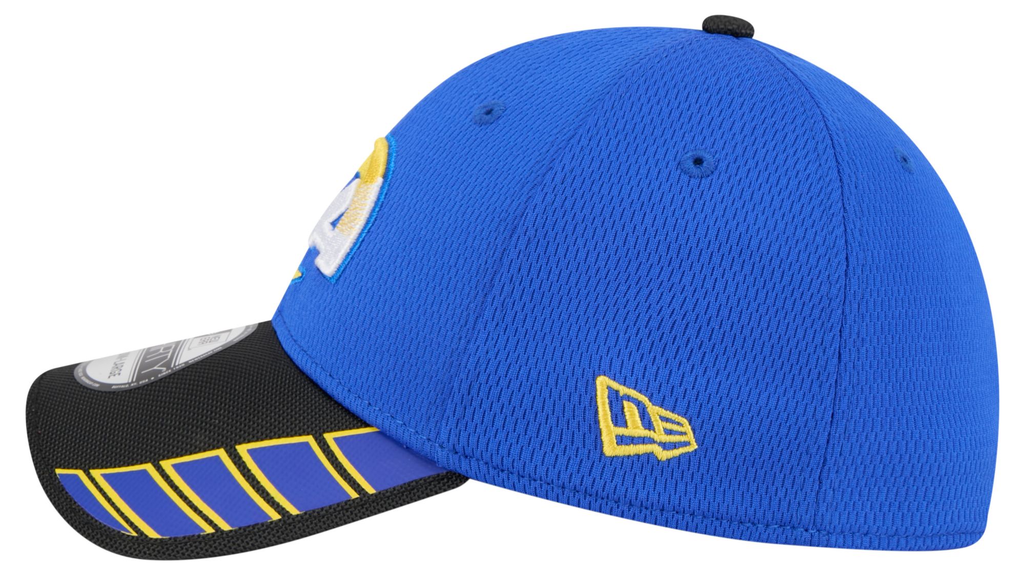 New Era Adult Los Angeles Rams Blue Visor Hit 39Thirty Stretch Fit Hat product image