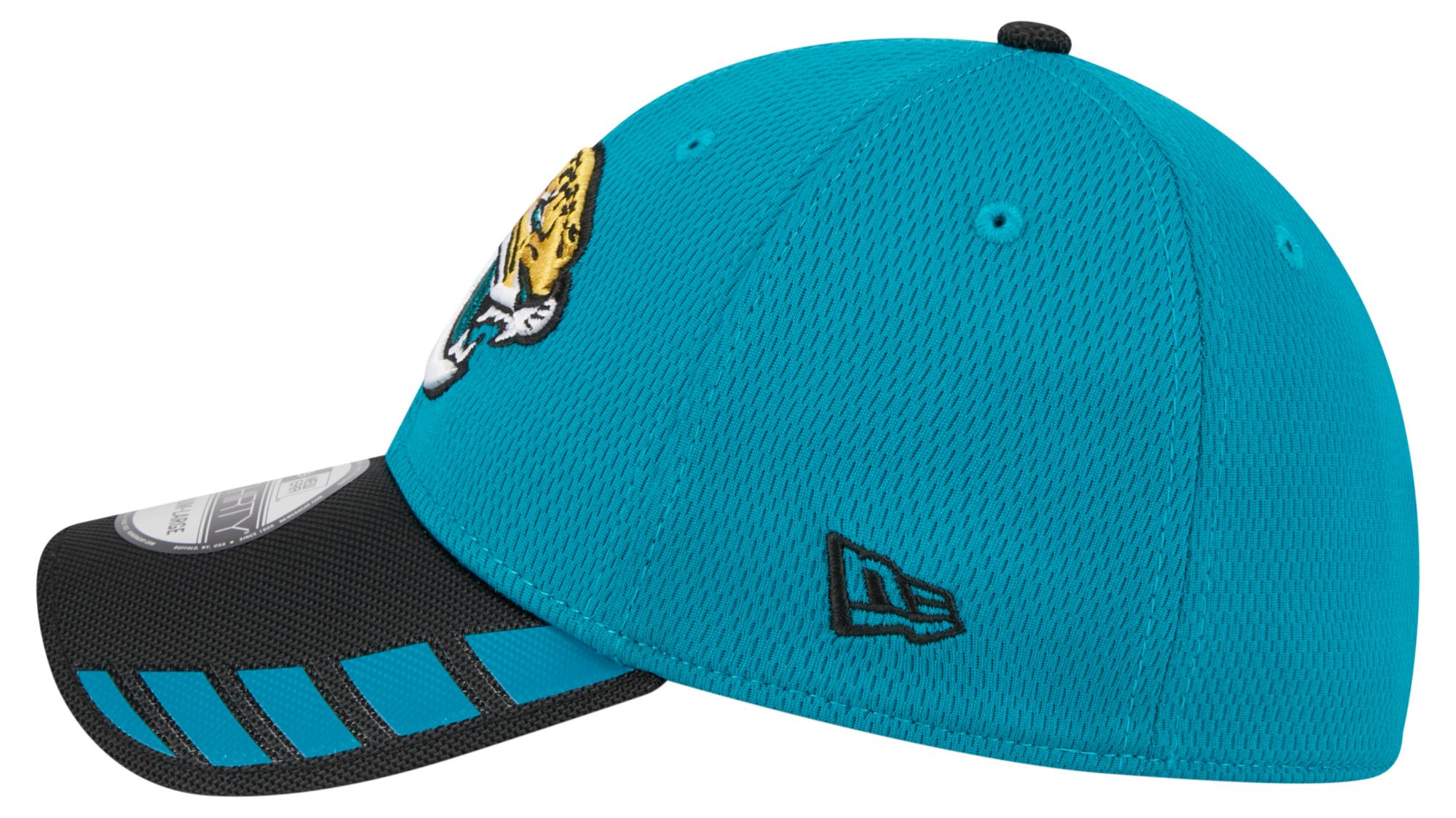 New Era Adult Jacksonville Jaguars Teal Visor Hit 39Thirty Stretch Fit Hat product image