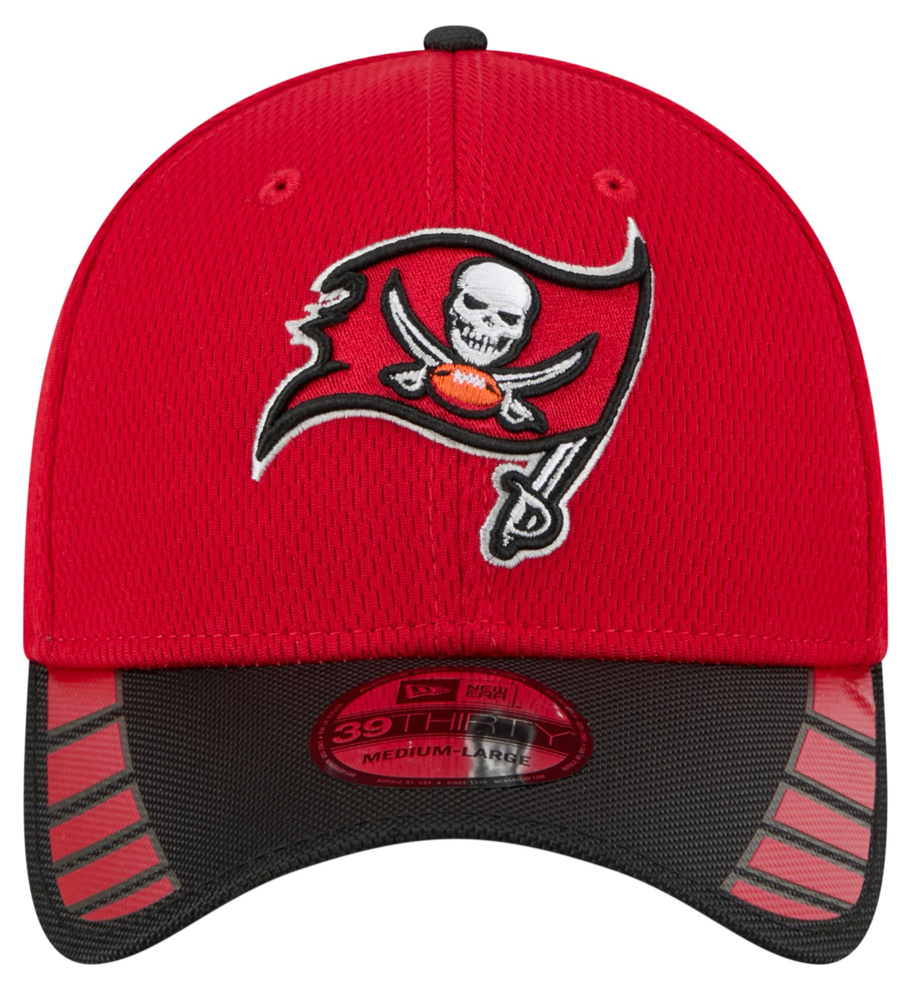 New Era Adult Tampa Bay Buccaneers Red Visor Hit 39Thirty Stretch Fit Hat product image
