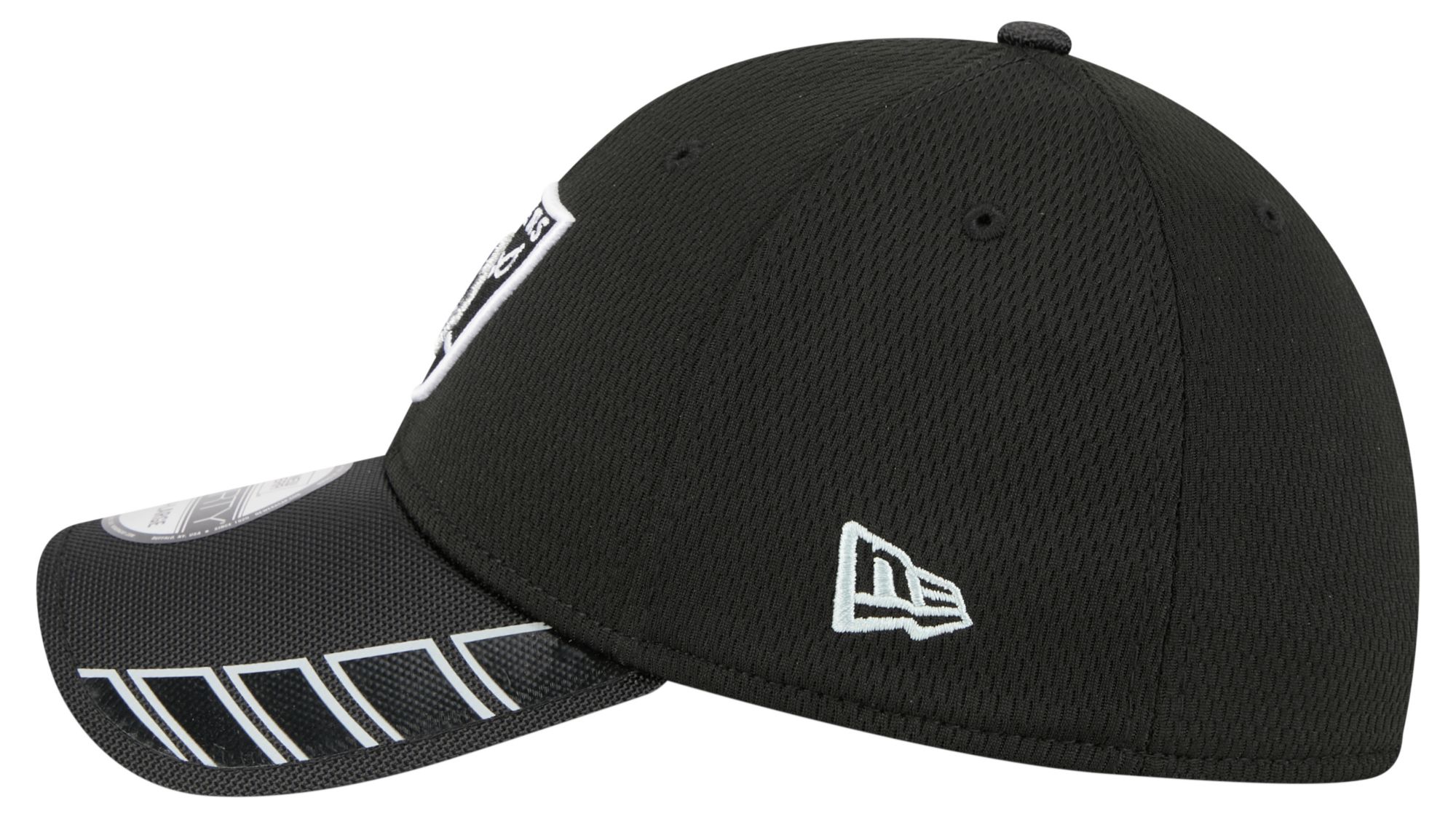 New Era Adult Las Vegas Raiders Black Visor Hit 39Thirty Stretch Fit Hat product image