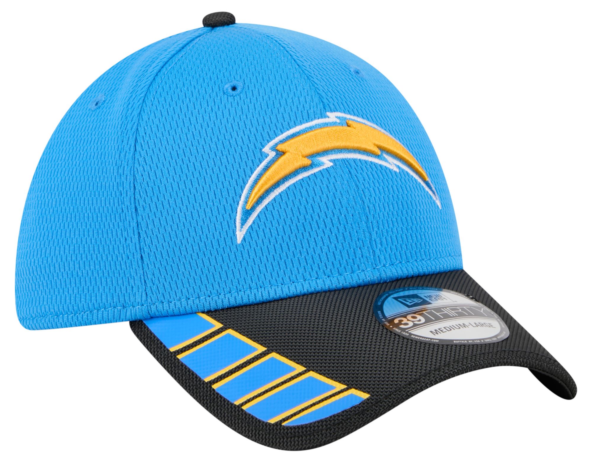 New Era Adult Los Angeles Chargers Blue Visor Hit 39Thirty Stretch Fit Hat product image