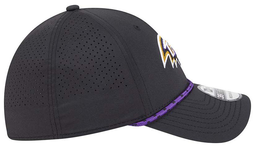 New Era Adult Baltimore Ravens Black Perfect 39Thirty Stretch Fit Hat product image
