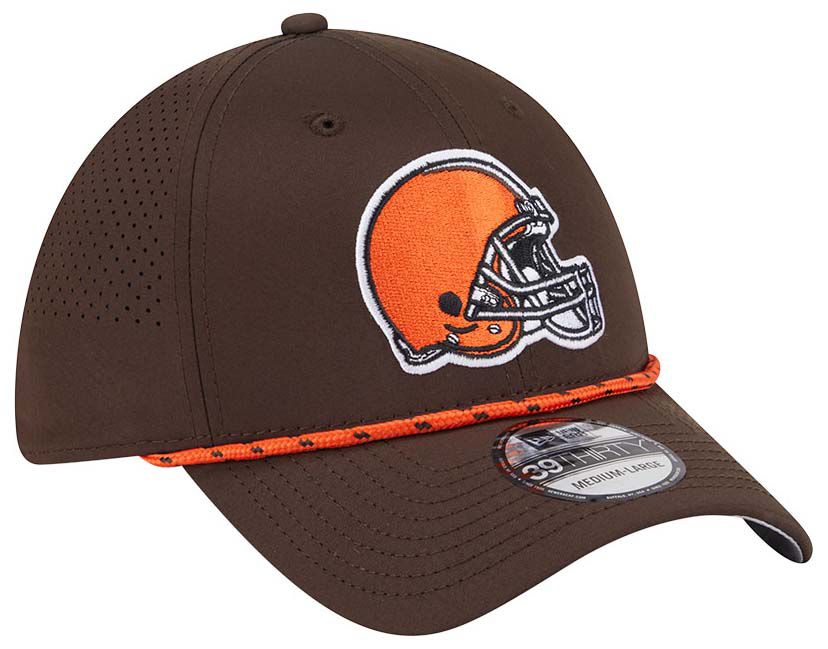 New Era Adult Cleveland Browns Brown Perfect 39Thirty Stretch Fit Hat product image
