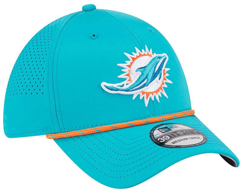 New Era Adult Miami Dolphins Aqua Perfect 39Thirty Stretch Fit Hat product image