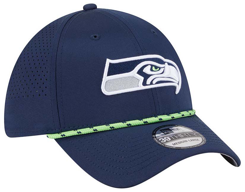 New Era Adult Seattle Seahawks Navy Perfect 39Thirty Stretch Fit Hat product image
