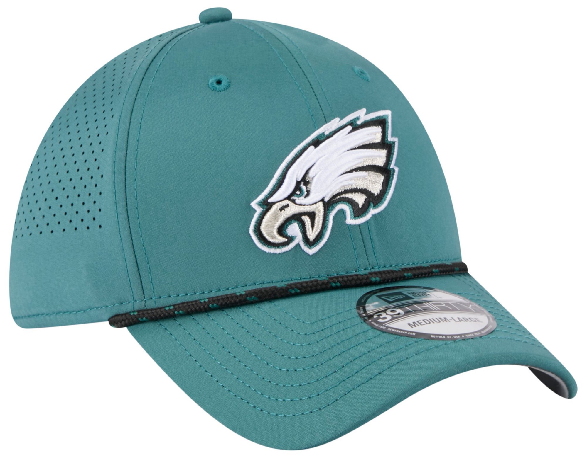 New Era Adult Philadelphia Eagles Green Perf 39Thirty Stretch Fit Hat product image
