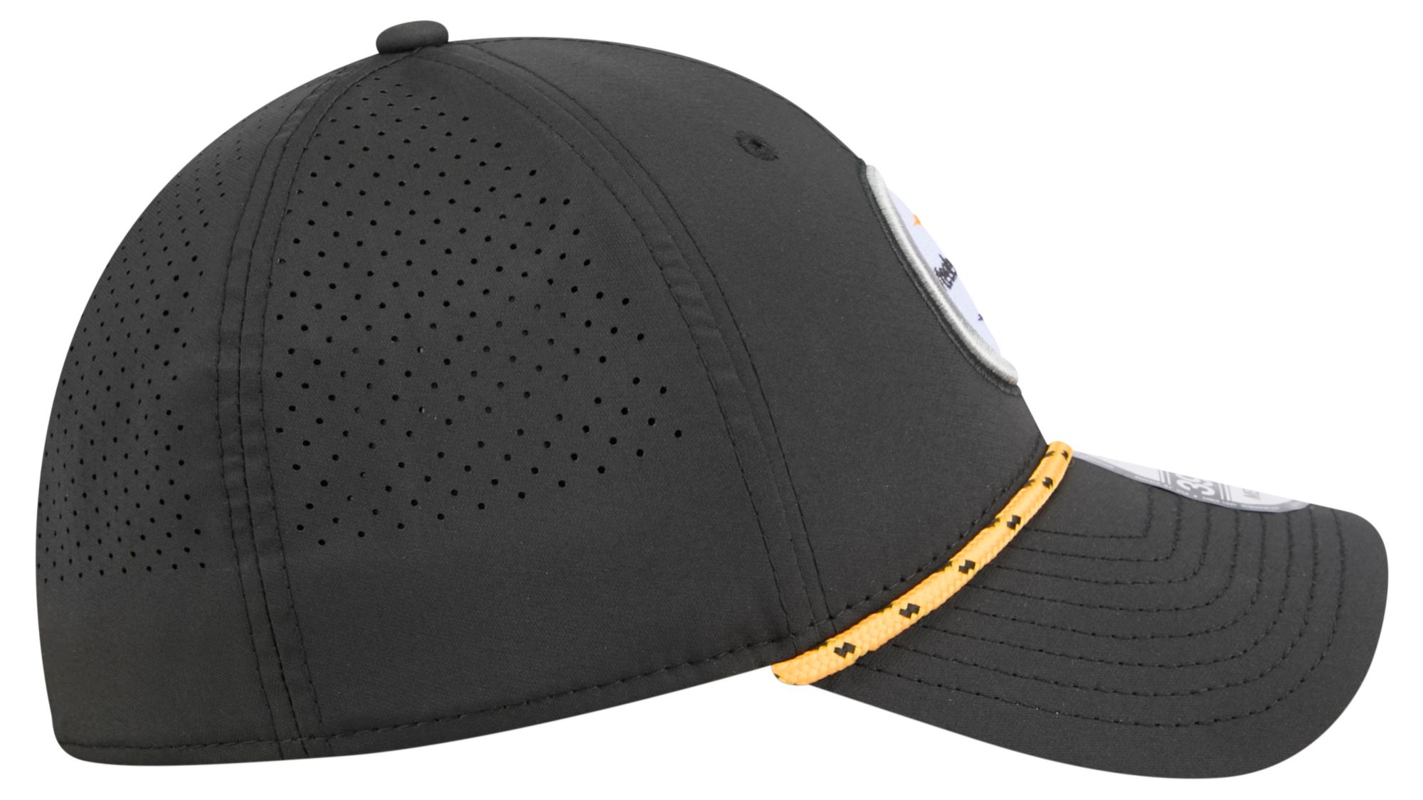 New Era Adult Pittsburgh Steelers Black Perf 39Thirty Stretch Fit Hat product image