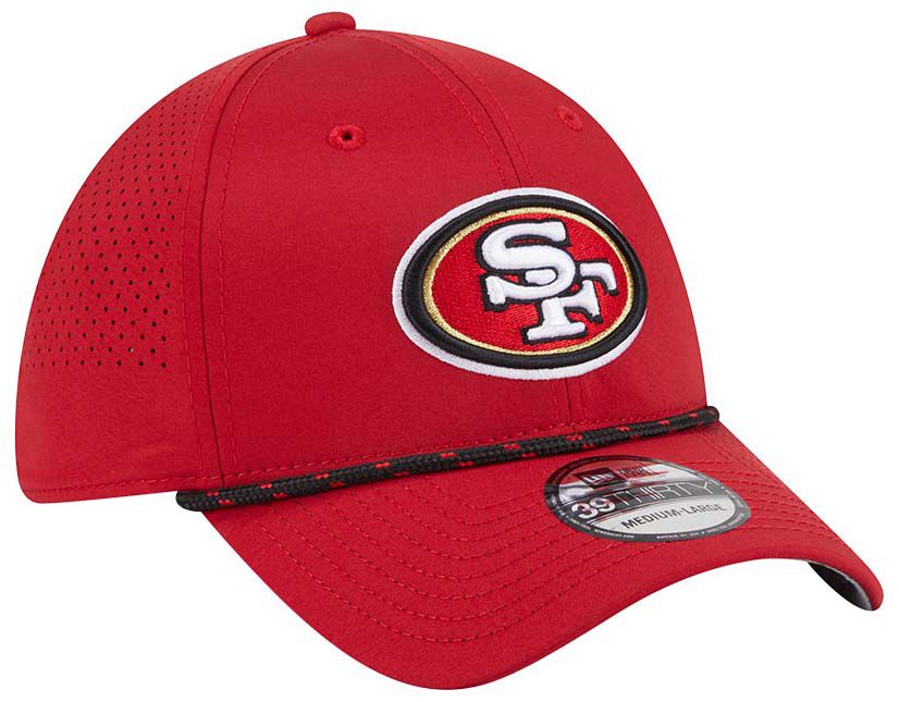 New Era Adult San Francisco 49ers Red Perfect 39Thirty Stretch Fit Hat product image