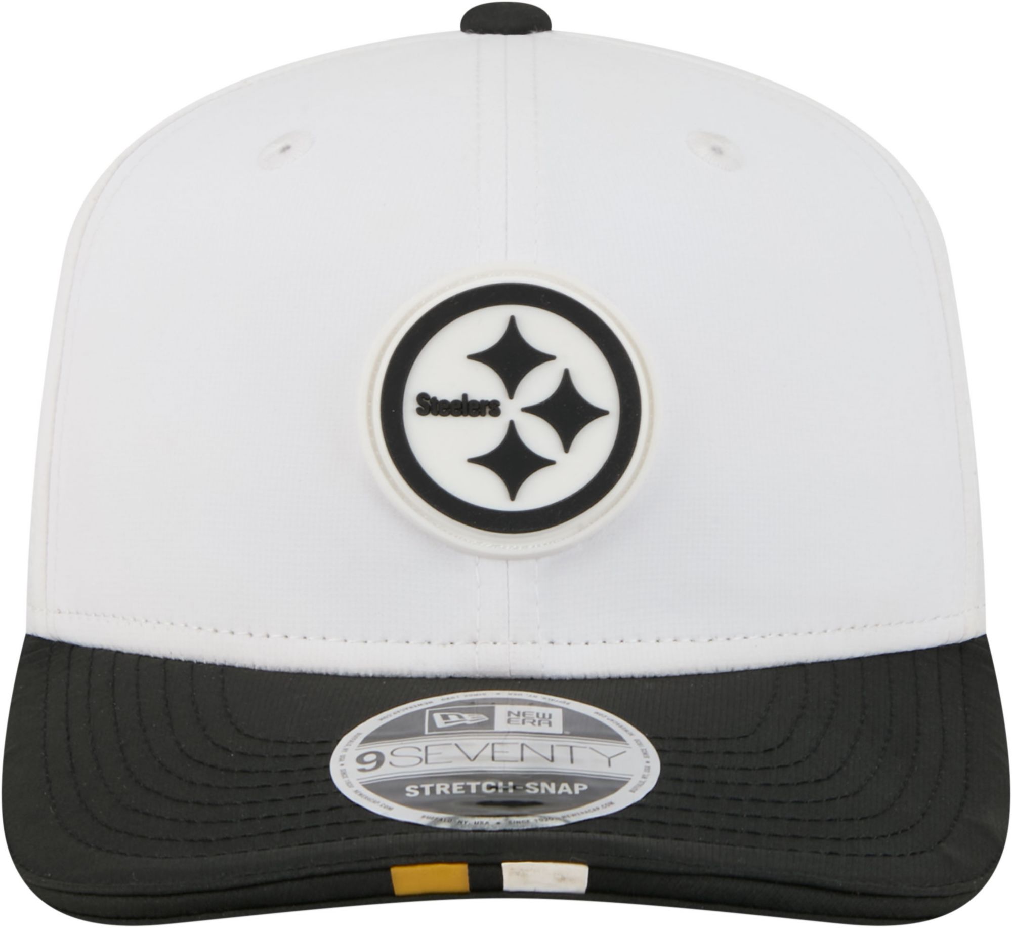 New Era Adult Pittsburgh Steelers Training Camp 2025 White 9Seventy Adjustable Hat product image