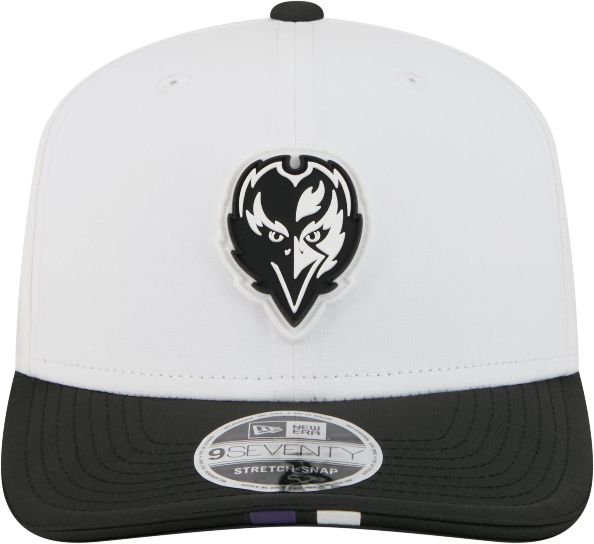 New Era Adult Baltimore Ravens Training Camp 2025 White 9Seventy Adjustable Hat product image