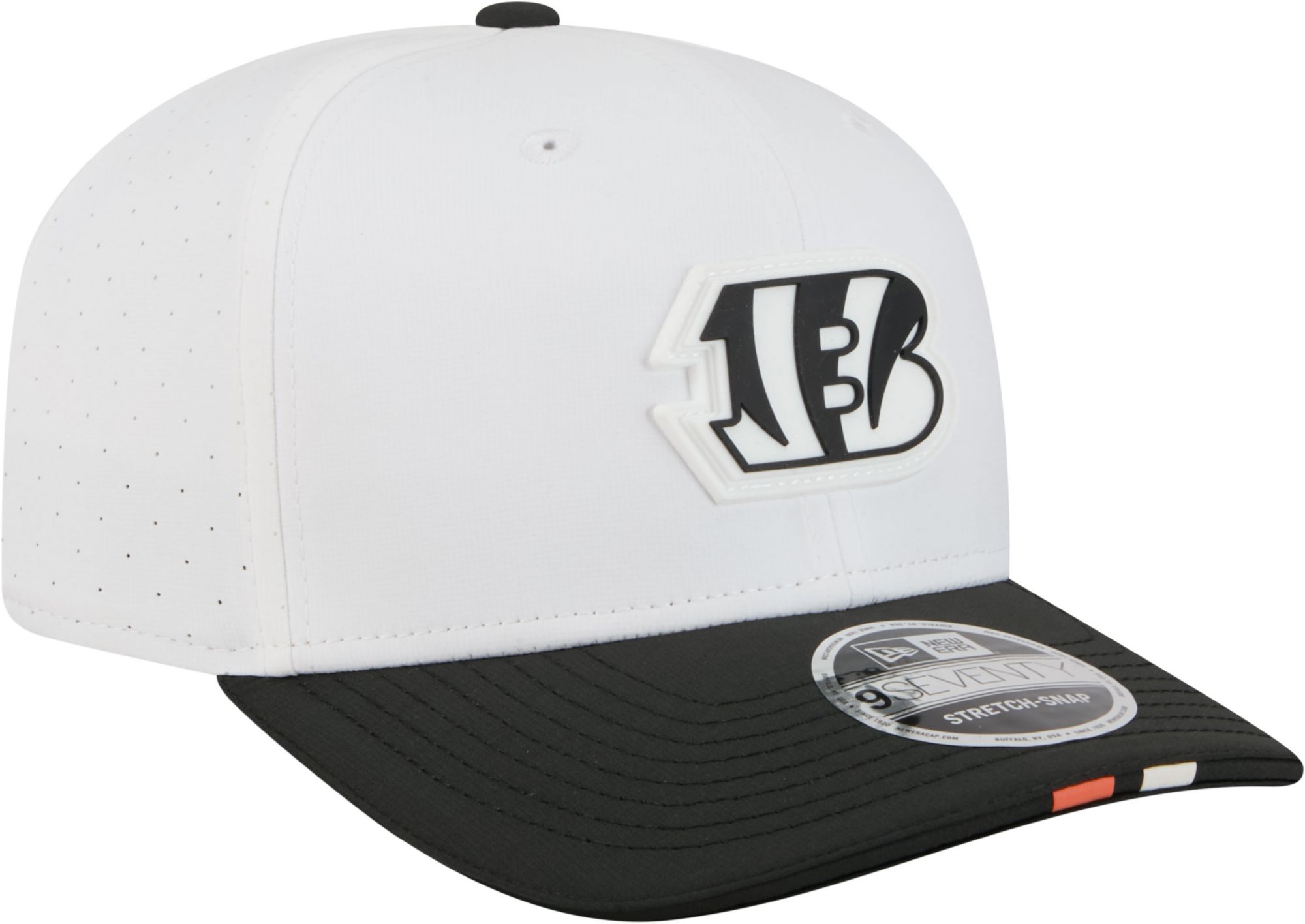 New Era Adult Cincinnati Bengals Training Camp 2025 White 9Seventy Adjustable Hat product image